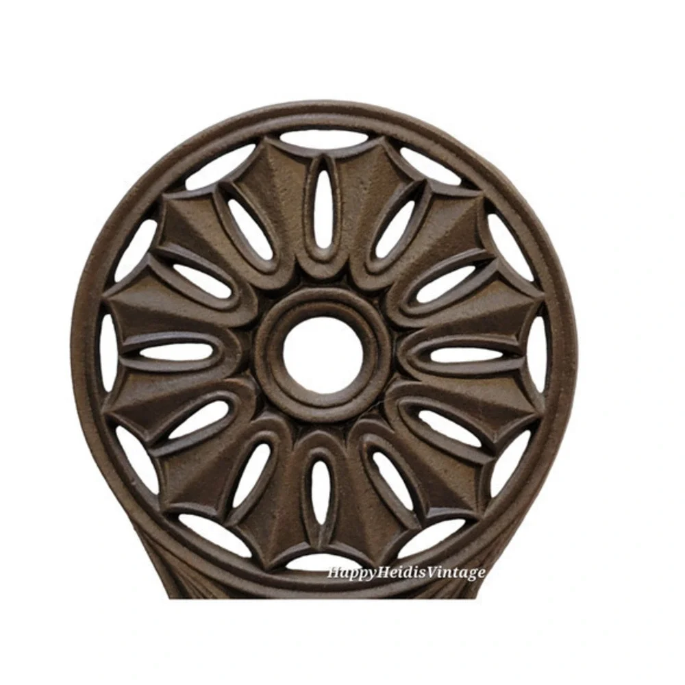 Antique Hopewell Raised Iron Trivet Pot Stand Kitchen Decor‎ Wall Decor